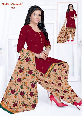 Siddhi Vinayak Pankhi 4 Cotton Printed Casual Wear Ready Made Regular Wear Dress Collection